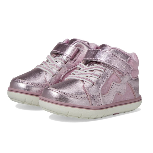Stride Rite Girls SRT Ames Sneaker Size 9 Pink Shimmer Kids Shoe NIB - Picture 1 of 11